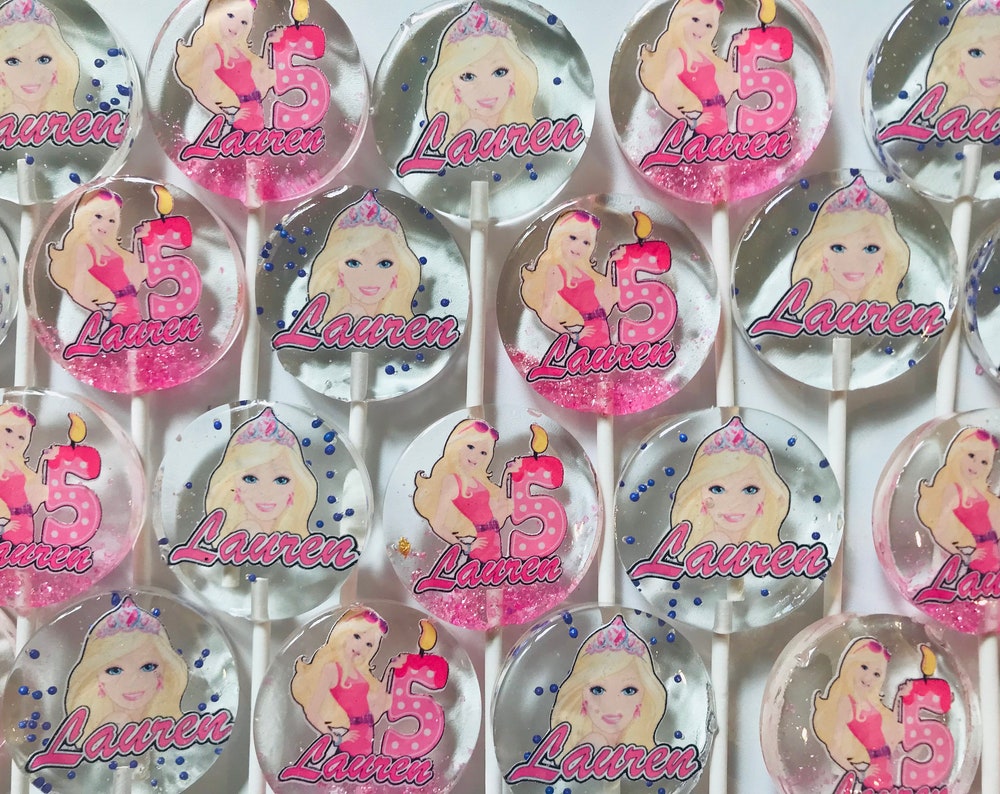 BARBIE Themed Lollipops