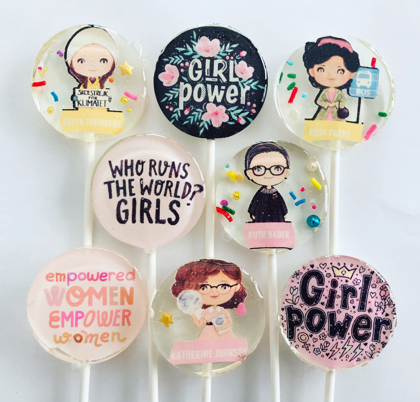 GIRL POWER lollipops