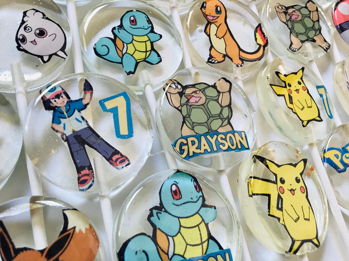 POKEMON themed LOLLIPOPS