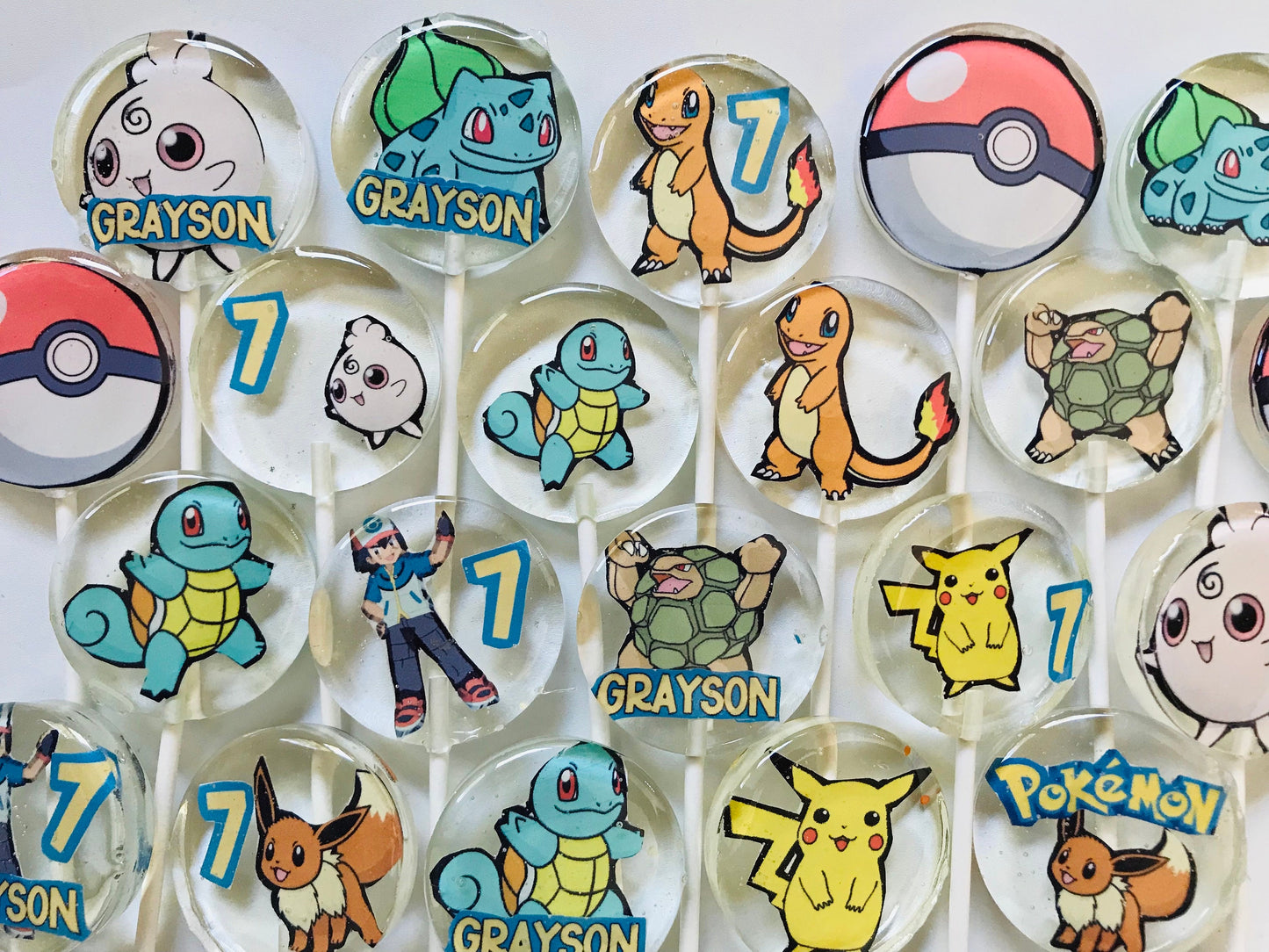 POKEMON themed LOLLIPOPS